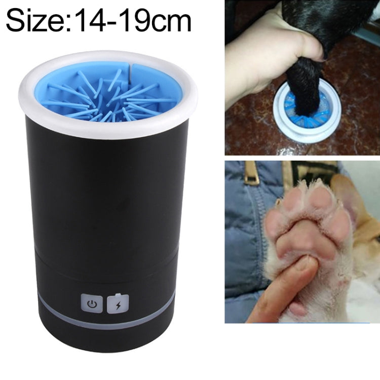 Pets Automatic Foot-Washing Cup Cats Dogs Extremities Cleaning Artifact, S 6-11cm, L 14-19cm, M 10-14cm