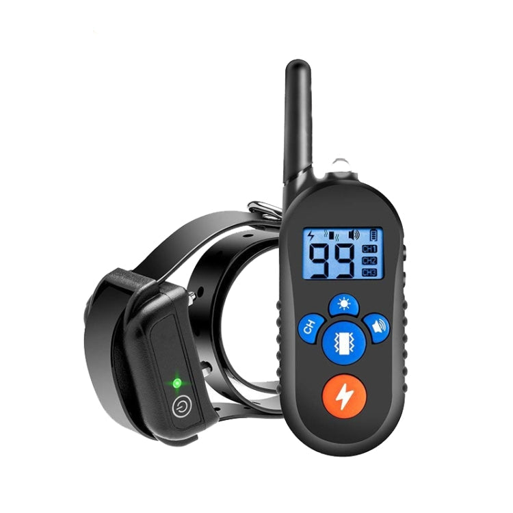 800m Remote Control Electric Shock Bark Stopper Vibration Warning Pet Supplies Electronic Waterproof Collar Dog Training Device, 556-1, 556-2, 556-3