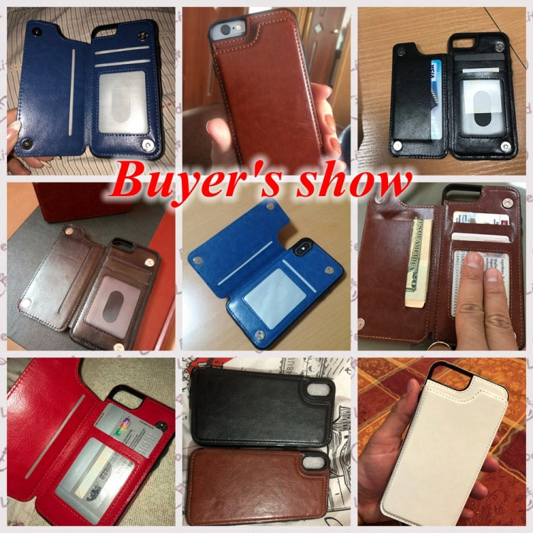 Retro PU Leather Case Multi Card Holders Phone Cases for iPhone 6 Plus & 6s Plus, iPhone 6 Plus, v