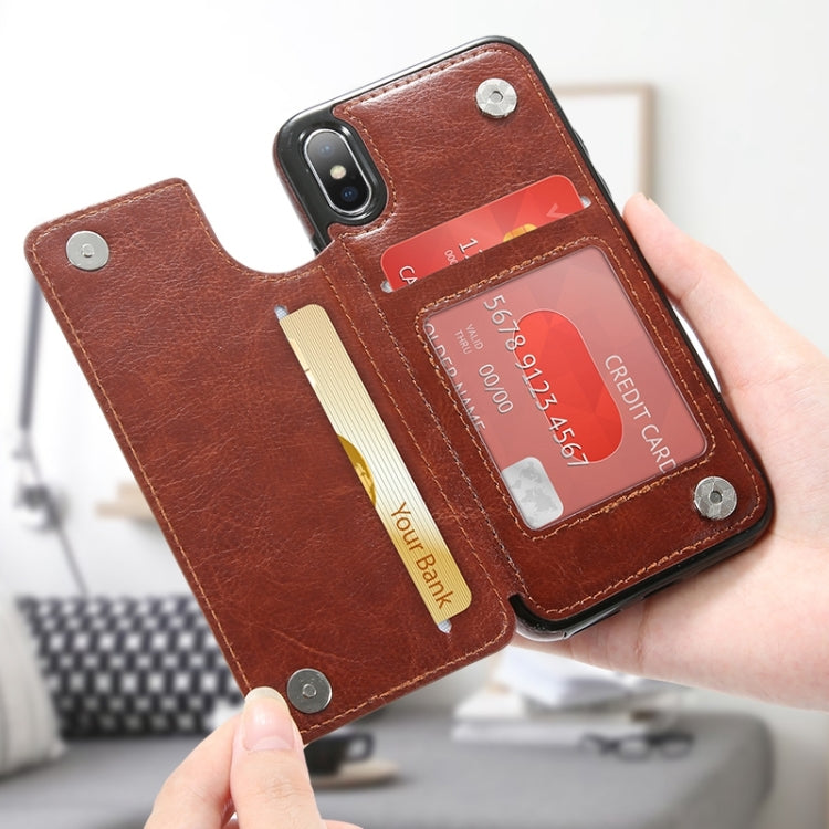 Retro PU Leather Case Multi Card Holders Phone Cases for iPhone 6 Plus & 6s Plus, iPhone 6 Plus, v