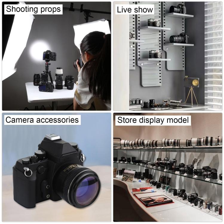 Non-Working Fake Dummy DSLR Camera Model DF Model Room Props Ornaments Display Photo Studio Camera Model Props, Black, White