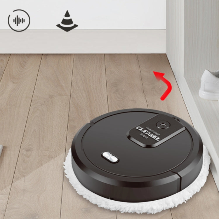 KeLeDi Household Multifunctional Mopping Robot Intelligent Humidifier Automatic Atomizing Aroma Diffuser, Black, White, Red