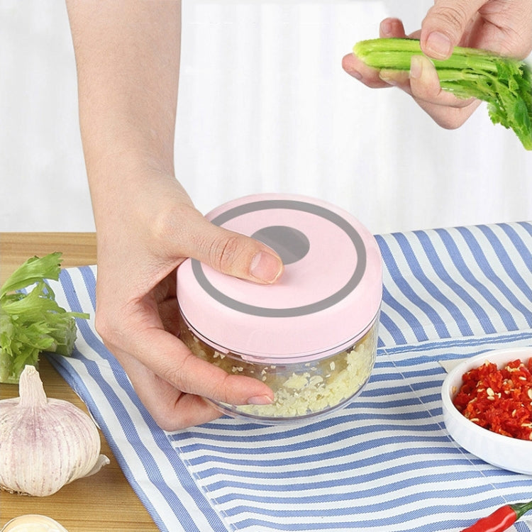 Electrical USB Rechargeable Garlic Mixing Masher Complementary Food Masher Stainless Steel Crushing Garlic Peeling Device Wireless Mini Garlic Cutter, White, Green