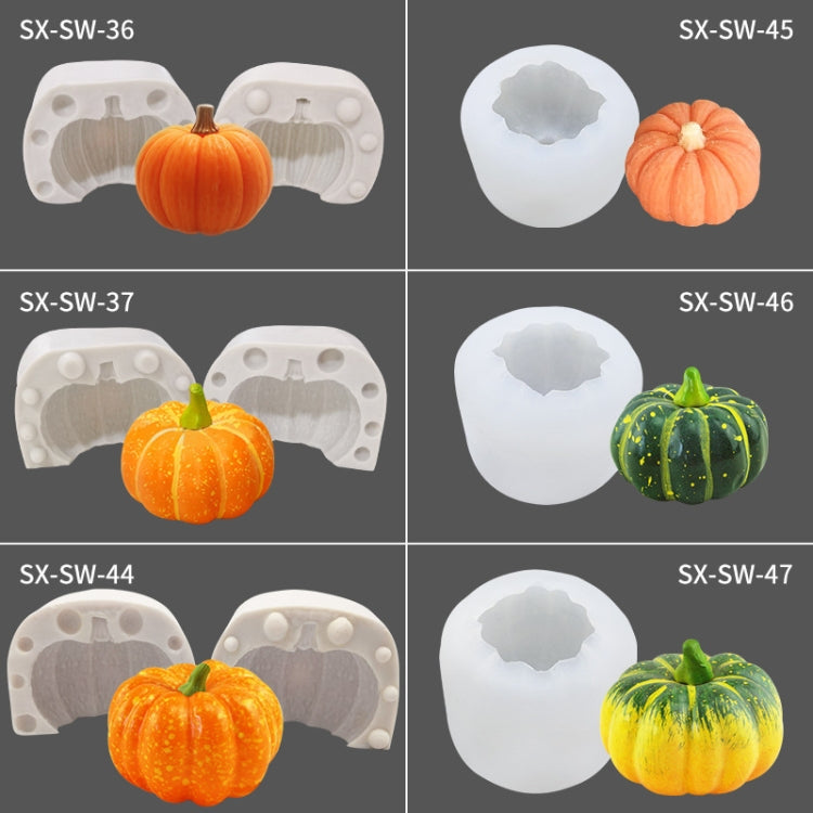 Halloween Three-Dimensional Pumpkin Cake DIY Scented Candle Silicone Mold, SW-36, SW-37, SW-45, SW-46, SW-47, ZW-57, ZW-109