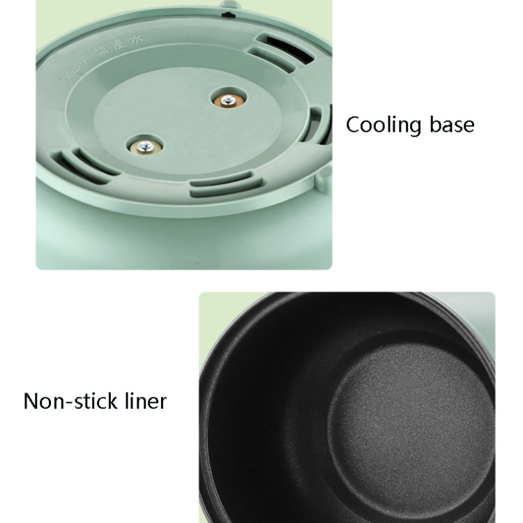 Multi-Function Electric-Cooker Mini Dormitory Student Cooking Rice Stir Frying Non-Stick Pot, 110V US Plug, White Manual Single Pot, White Manual Style with Steaming Grid, White Smart Single Pot, White Smart With Steaming Grid, Green Manual Single Pot ...
