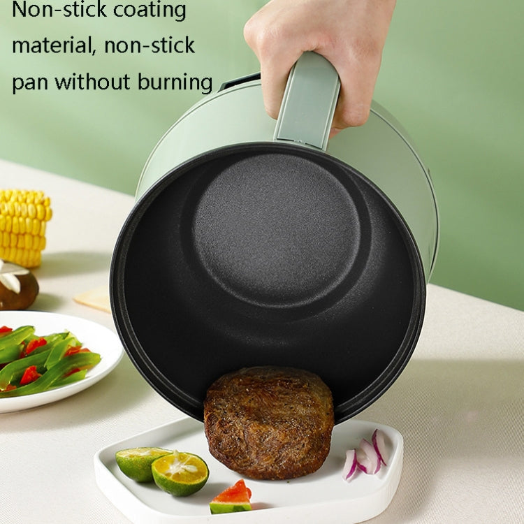 Multi-Function Electric-Cooker Mini Dormitory Student Cooking Rice Stir Frying Non-Stick Pot, 110V US Plug, White Manual Single Pot, White Manual Style with Steaming Grid, White Smart Single Pot, White Smart With Steaming Grid, Green Manual Single Pot ...