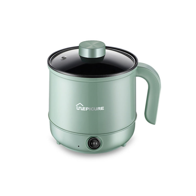 Multi-Function Electric-Cooker Mini Dormitory Student Cooking Rice Stir Frying Non-Stick Pot, 110V US Plug, White Manual Single Pot, White Manual Style with Steaming Grid, White Smart Single Pot, White Smart With Steaming Grid, Green Manual Single Pot ...
