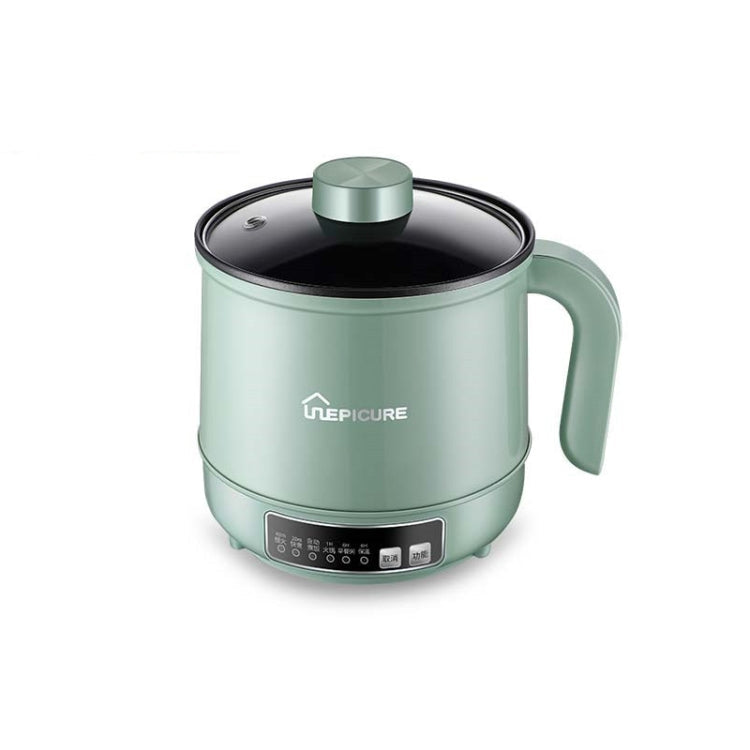 Multi-Function Electric-Cooker Mini Dormitory Student Cooking Rice Stir Frying Non-Stick Pot, 110V US Plug, White Manual Single Pot, White Manual Style with Steaming Grid, White Smart Single Pot, White Smart With Steaming Grid, Green Manual Single Pot ...