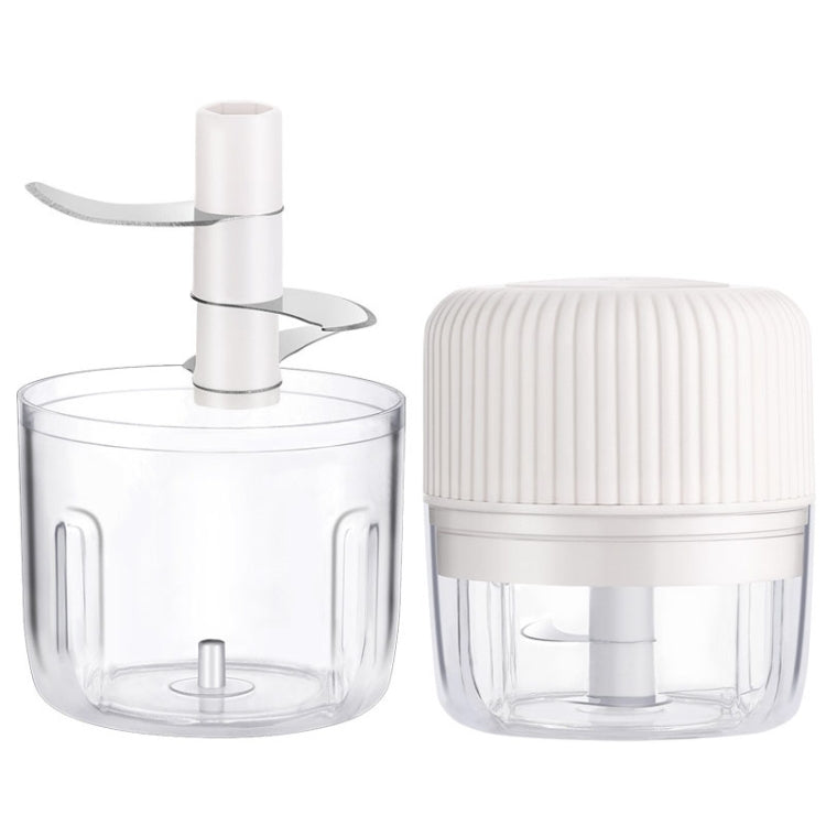 Household Vegetable Cutting Electric USB Garlic Masher Baby Mini Cooking Machine Baby Food Supplement Machine, 250ml, 100ml + 250ml, 100ml
