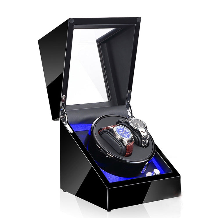 Watch Shaker Automatic Mechanical Watch Rotating Motor Winding Box, US / EU / UK Plug, Pure Carbon Fiber Pattern, Black & White, All Black, Ebony White, Ebony, Ebony Camel Flannel, Black Camel Flannel, Black Carbon Fiber Texture, Ebony Red