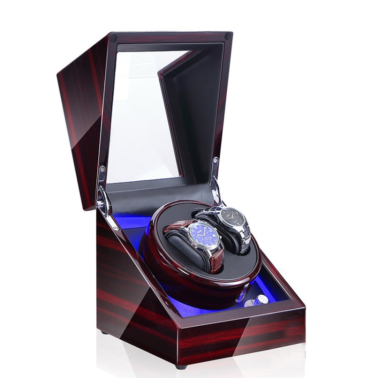 Watch Shaker Automatic Mechanical Watch Rotating Motor Winding Box, US / EU / UK Plug, Pure Carbon Fiber Pattern, Black & White, All Black, Ebony White, Ebony, Ebony Camel Flannel, Black Camel Flannel, Black Carbon Fiber Texture, Ebony Red