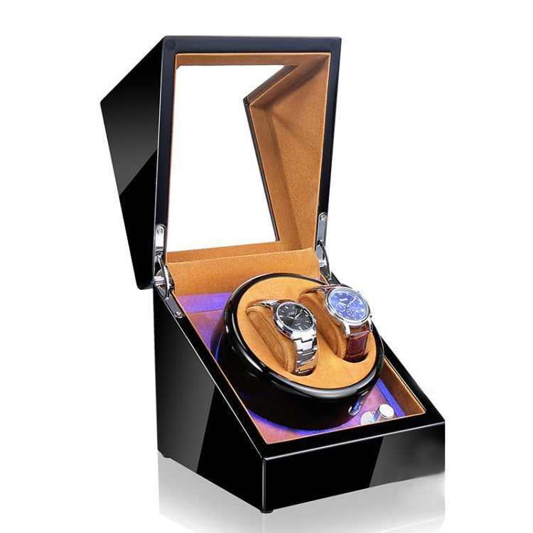 Watch Shaker Automatic Mechanical Watch Rotating Motor Winding Box, US / EU / UK Plug, Pure Carbon Fiber Pattern, Black & White, All Black, Ebony White, Ebony, Ebony Camel Flannel, Black Camel Flannel, Black Carbon Fiber Texture, Ebony Red