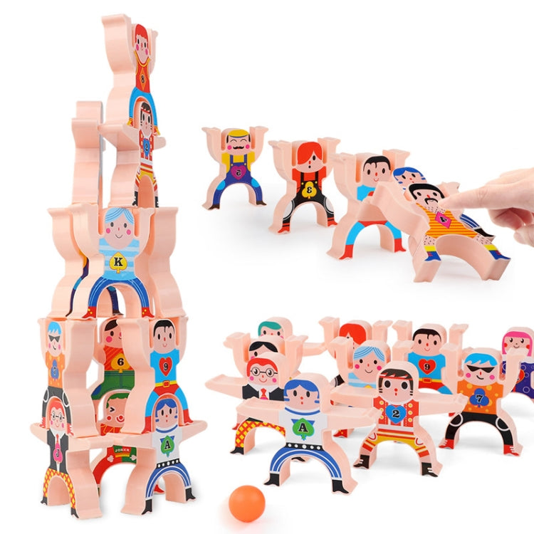 Children Parent-Child Stacking Block Game Balance Acrobatic Troupe Decompression Toy, Hercules