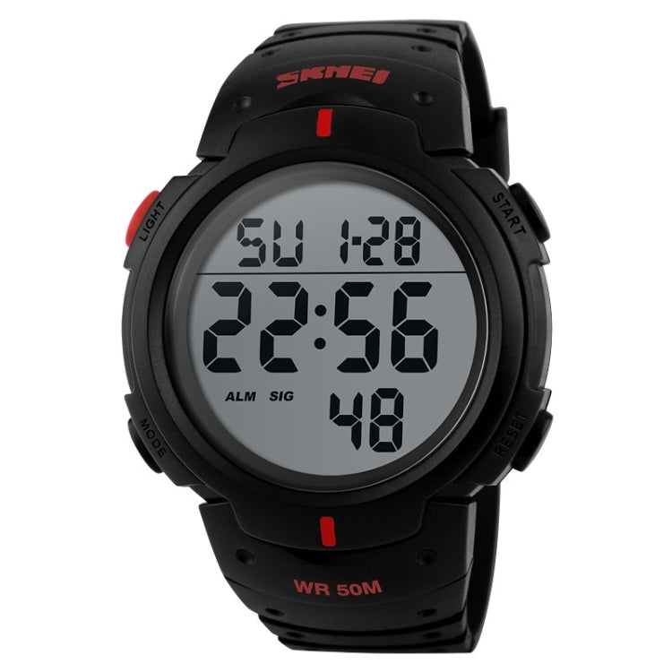SKMEI 1068 Men Waterproof Outdoor Sports Digital Watch Student Fashion Watch, Red, Green, Blue, Black, Titanium, Golden, ArmyGreen