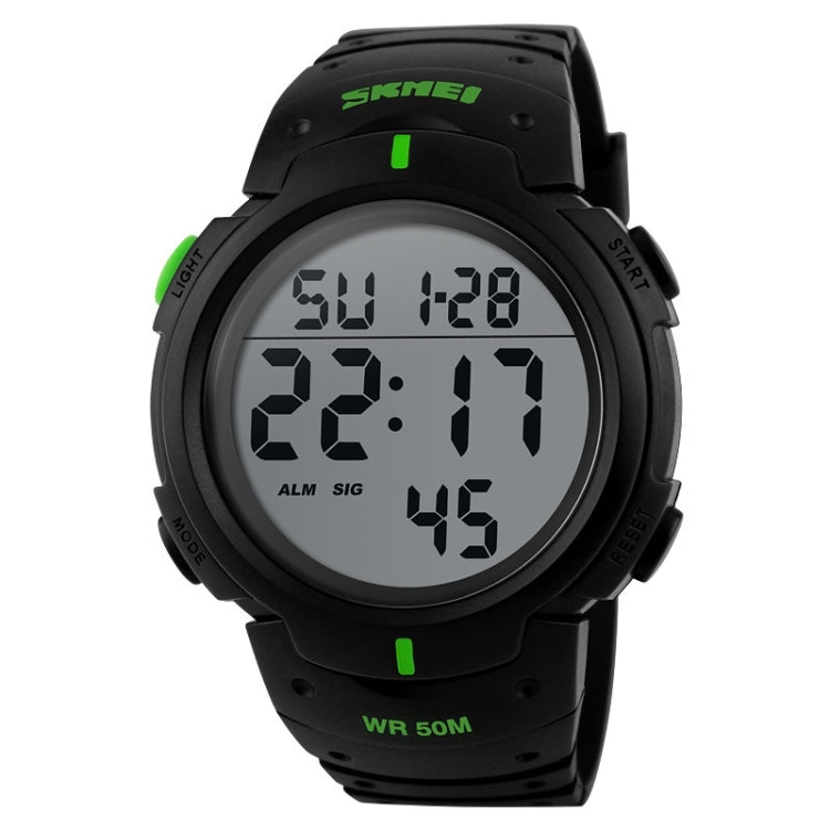 SKMEI 1068 Men Waterproof Outdoor Sports Digital Watch Student Fashion Watch, Red, Green, Blue, Black, Titanium, Golden, ArmyGreen