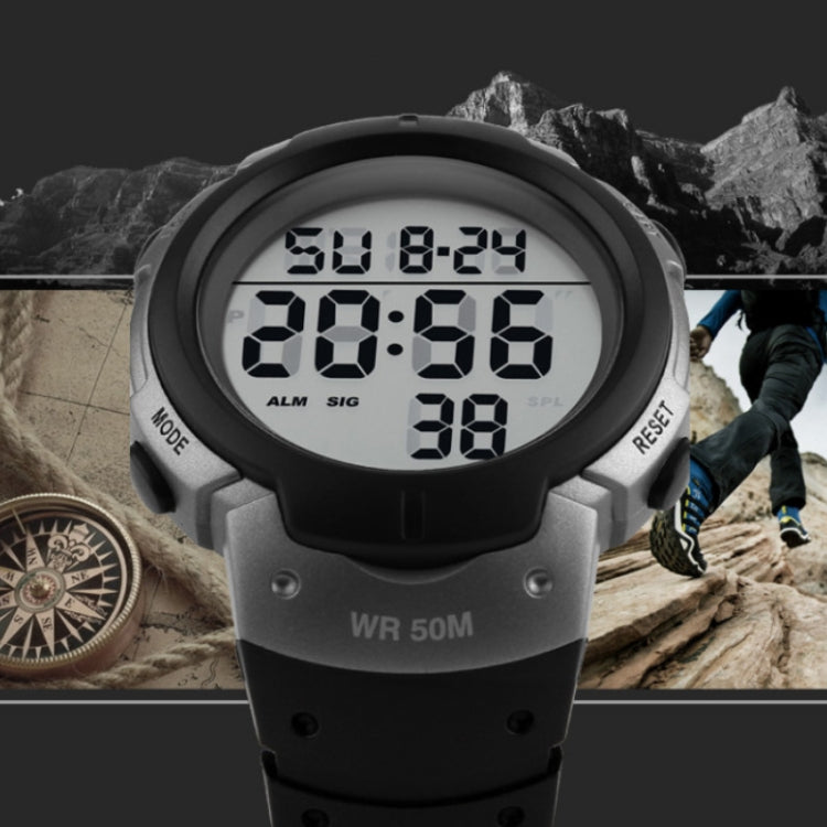 SKMEI 1068 Men Waterproof Outdoor Sports Digital Watch Student Fashion Watch, Red, Green, Blue, Black, Titanium, Golden, ArmyGreen