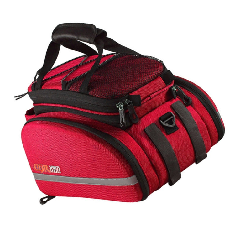 CBR Bike Hard Shell Shelf Bag Travel Bag Bicycle Hard Shell Shoulder Bag, Red, Blue, Black