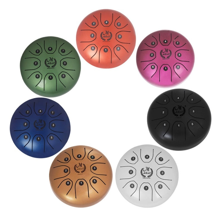 MEIBEITE 5.5-Inch C-Tune Sanskrit Drum Steel Tongue Empty  Worry-Free Drum, MEIBEITE Green, MEIBEITE White, MEIBEITE Red, MEIBEITE Black, MEIBEITE Golden, MEIBEITE Purple, MEIBEITE Blue