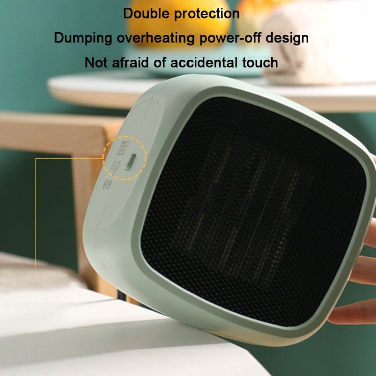 Home Desktop Mini Portable PTC Dumping Power-off Heater, EU Plug, US Plug