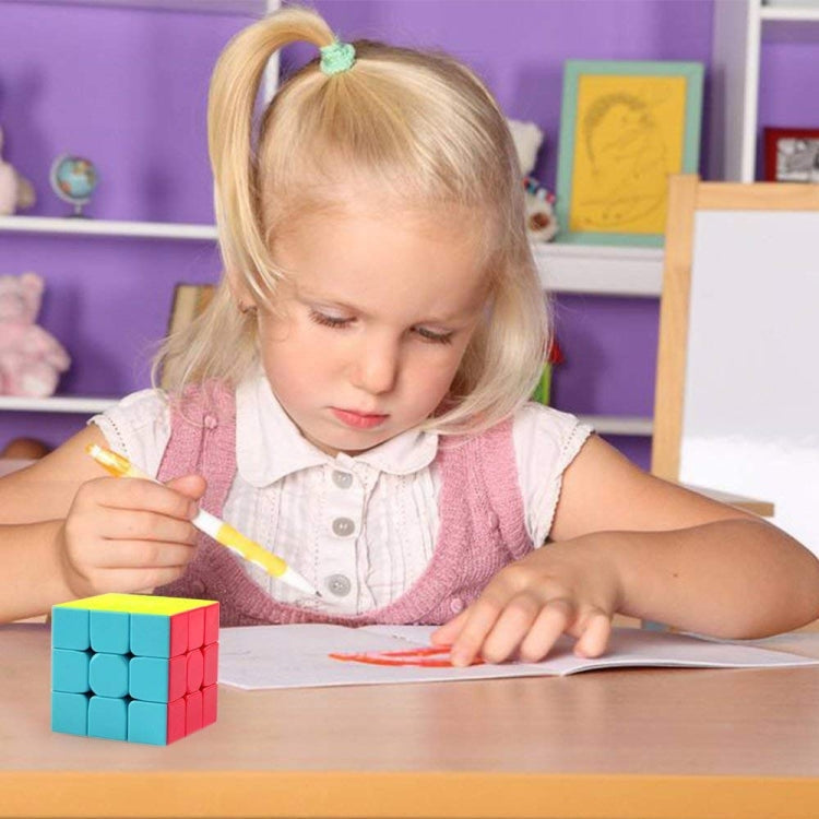 Carbon Fiber Membrane Third-order Magic Cube Children Educational Toys, Third-order Bright Magic Cube