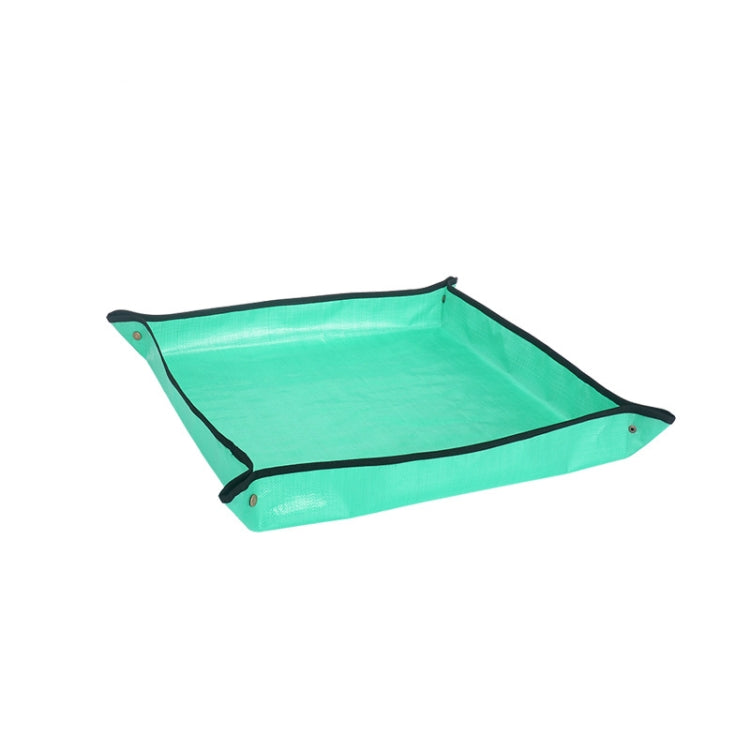 68x68cm PE Home Gardening Planting Operation Mat Green Plant Changing Pot Mixing Soil Waterproof Flower Mat, 68x68cm