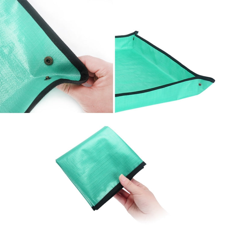 68x68cm PE Home Gardening Planting Operation Mat Green Plant Changing Pot Mixing Soil Waterproof Flower Mat, 68x68cm