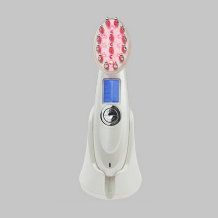 RF Hair Growth Comb Scalp Oil Control & Anti-Hair Loss Massager, English Manual