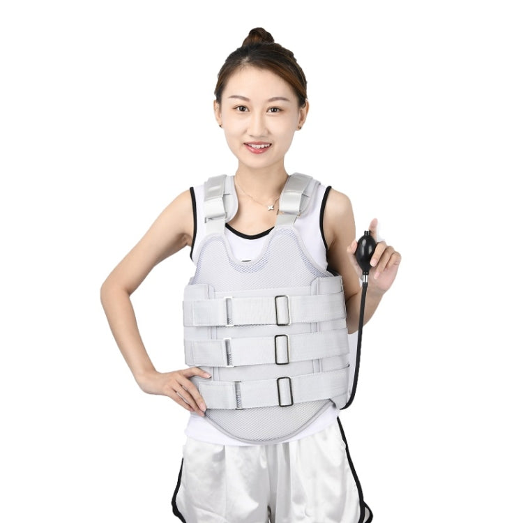 Thoracolumbar Fixation Belt Strap Type Protective Gear with Airbag, Regular Style M, Regular Style L, Regular Style XL, Mesh Style S, Mesh Style M, Mesh Style L, Mesh Style XL