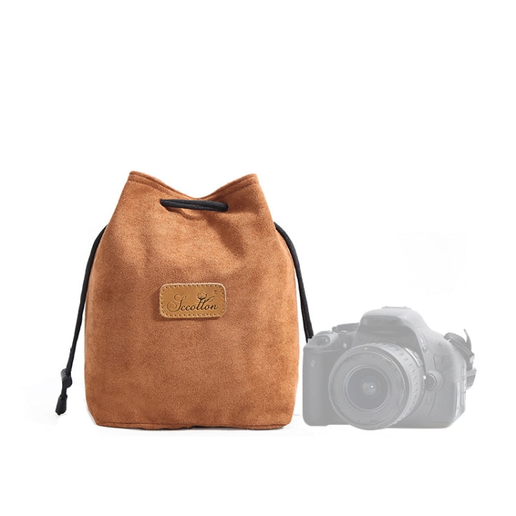 S.C.COTTON Liner Shockproof Digital Protection Portable SLR Lens Bag Micro Single Camera Bag, Square Khaki L, Square Blue L, Square Gray L, Square Brown L, Square Black L, Square Khaki M, Square Blue M, Square Gray M, Square Brown M, Square Black M    ...