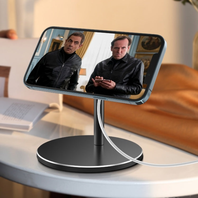 For MagSafe Magnetic Wireless Charging Stand, Colour: FJ03 Black, FJ03 Black