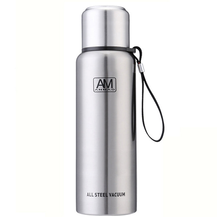 304 Stainless Steel Insulated Mug Large Capacity Sports Water Cup Outdoor Travel Pot, 500ml, 750ml, 1000ml, 1500ml