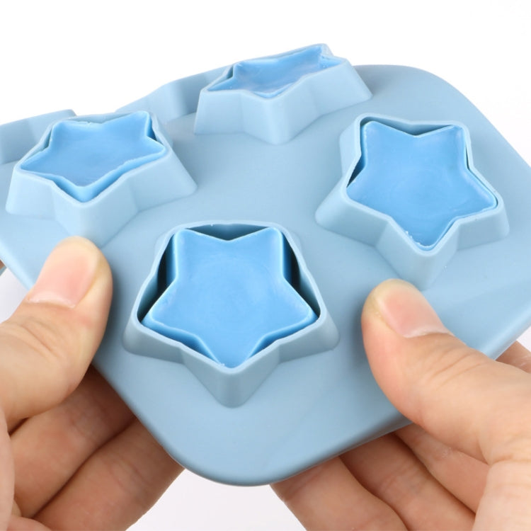 2 PCS Creative Silicone Ice Tray Mold 8 Continuous Mould Home-Made DIY Ice Tray Box, Style:, Brick  (Blue), Brick (Candy Color), Brick  (Jelly), Heart-shaped(Candy Effect), Heart-shaped(Jelly Effect), Five-star (Candy Effect)                           ...