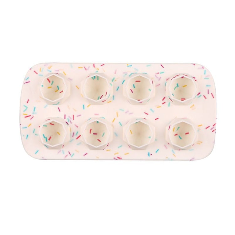 2 PCS Creative Silicone Ice Tray Mold 8 Continuous Mould Home-Made DIY Ice Tray Box, Style:, Brick  (Blue), Brick (Candy Color), Brick  (Jelly), Heart-shaped(Candy Effect), Heart-shaped(Jelly Effect), Five-star (Candy Effect)                           ...