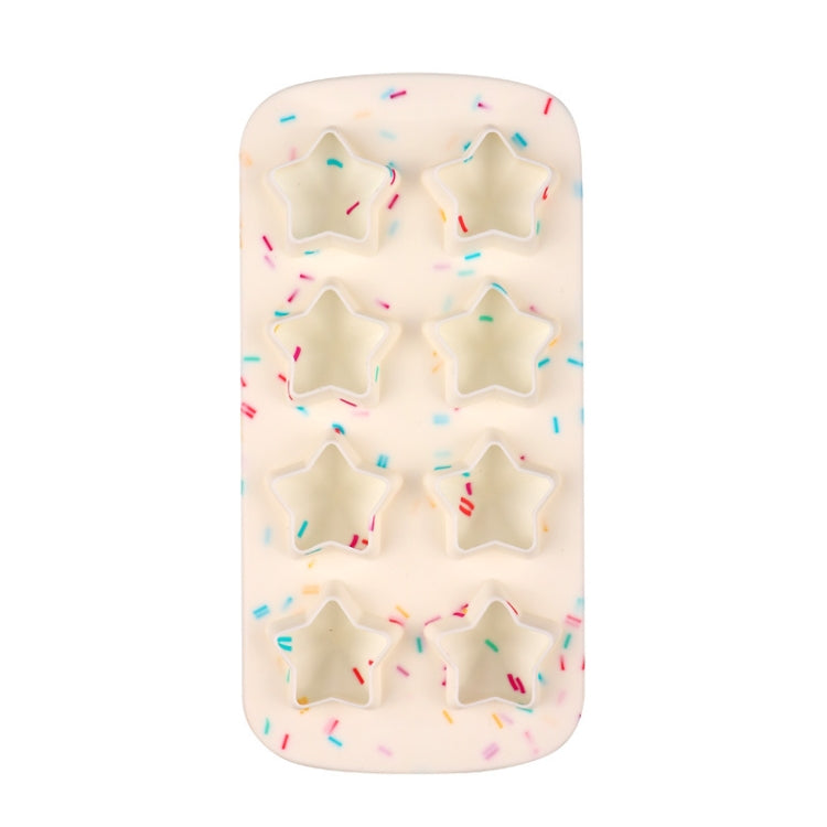 2 PCS Creative Silicone Ice Tray Mold 8 Continuous Mould Home-Made DIY Ice Tray Box, Style:, Brick  (Blue), Brick (Candy Color), Brick  (Jelly), Heart-shaped(Candy Effect), Heart-shaped(Jelly Effect), Five-star (Candy Effect)                           ...