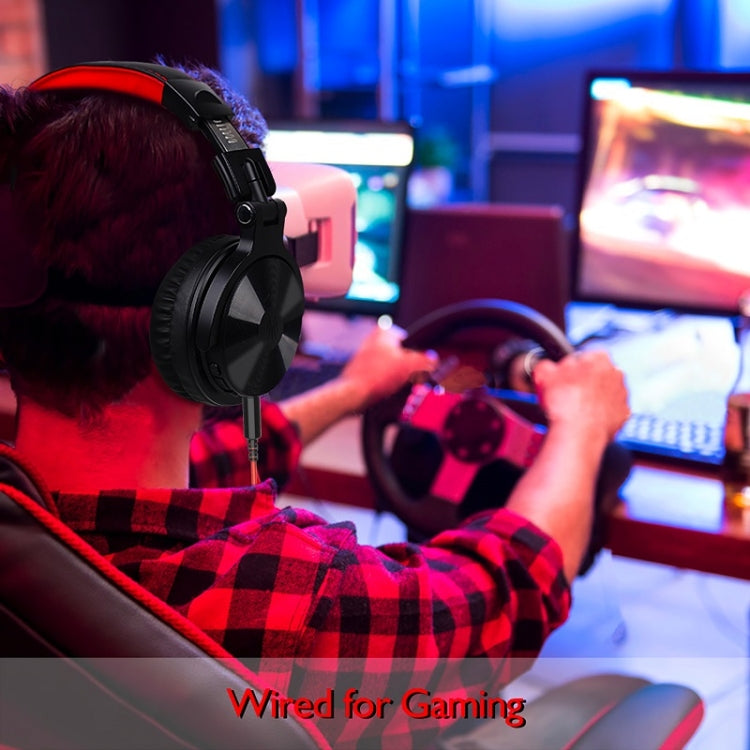 OneOdio Headset Game Anchor Wire Headset, With Bluetooth (Black & Red)