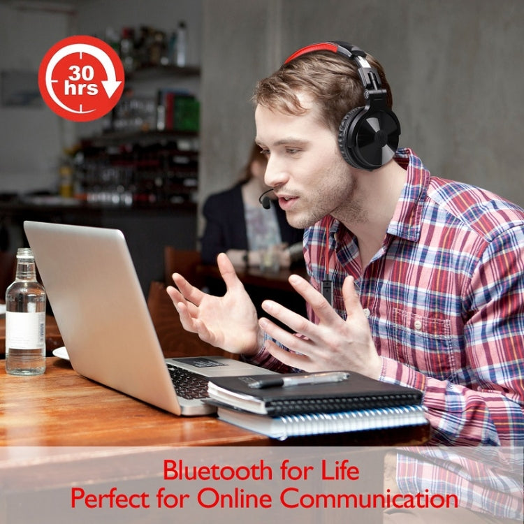 OneOdio Headset Game Anchor Wire Headset, With Bluetooth (Black & Red)