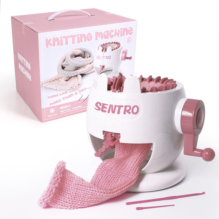 Hand Knitting Machine Children Play House Toy DIY Knitting Wool Machine, 841-1