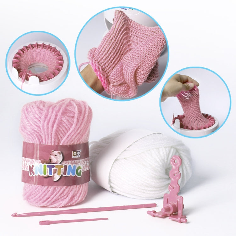 Hand Knitting Machine Children Play House Toy DIY Knitting Wool Machine, 841-1