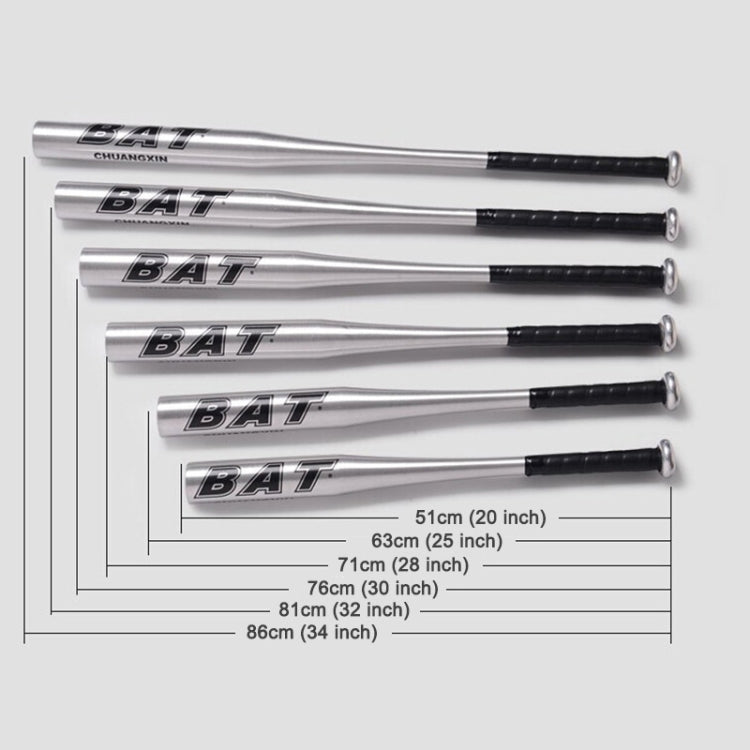 Aluminium Alloy Baseball Bat Of The Bit Softball Bats, 25 inch(63-64cm), 28 inch(70-71cm), 30 inch(75-76cm), 32 inch(80-81cm), 34 inch(85-86cm), 20 inch(51-52cm)