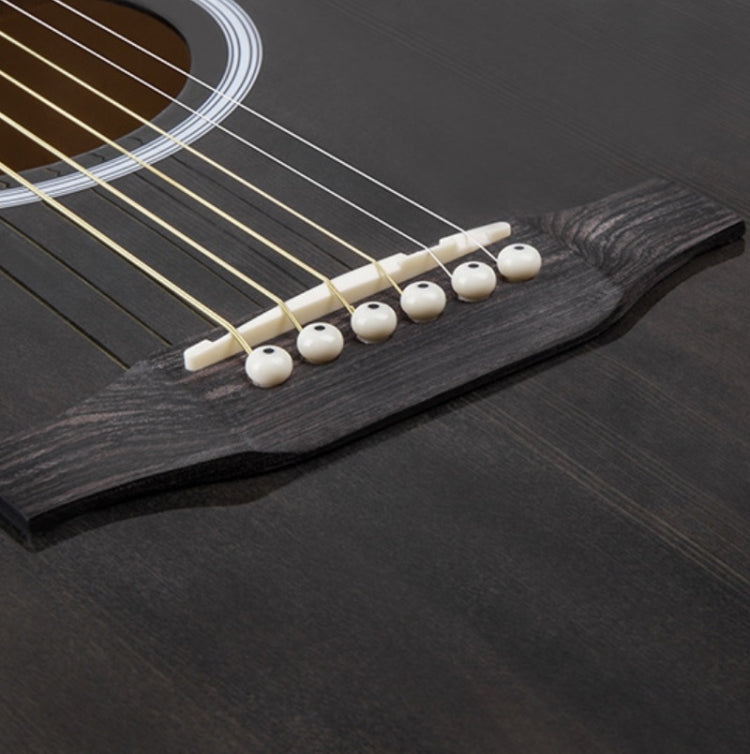 Folk Acoustic Guitar Beginner Training And Teaching Stringed Instruments, 41 Inch (Black), 41 Inch (Sunset Yellow)