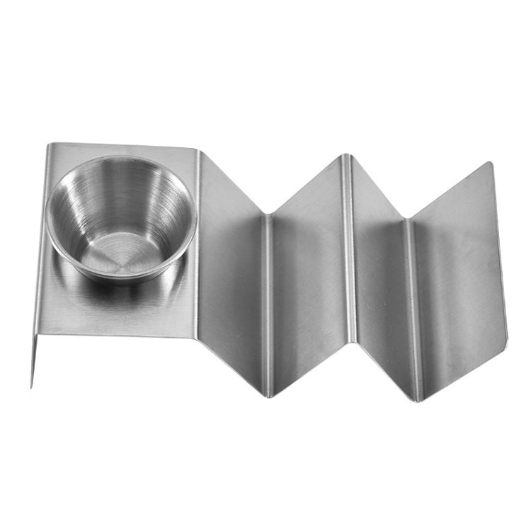 Baking Stainless Steel Pancake Rack Buffet Tools With Cup, With Cup, With Handle