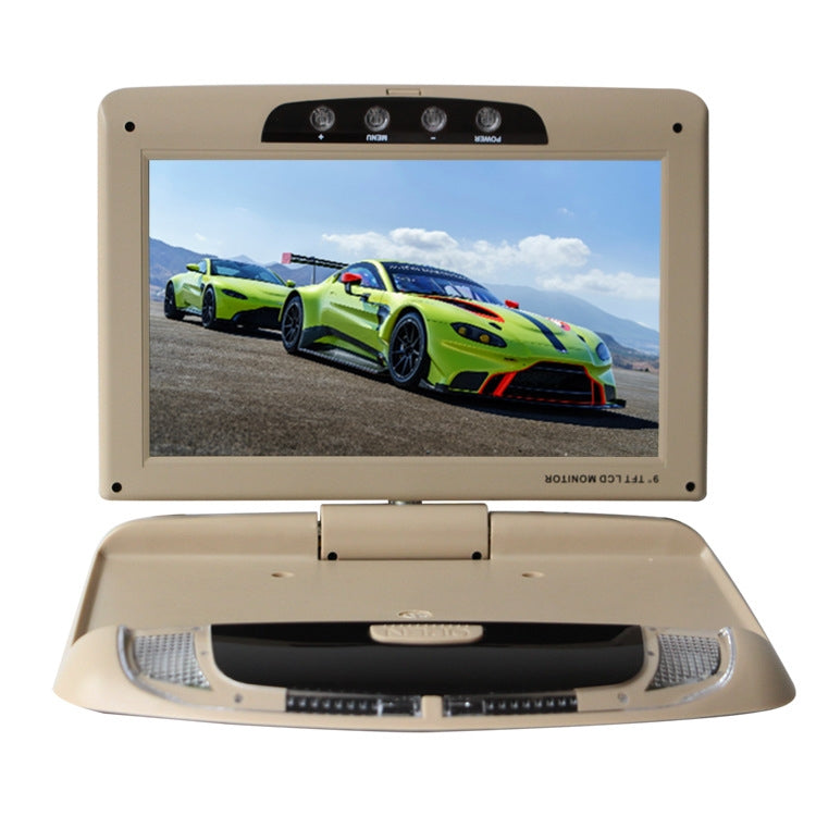 9 Inch Car HD Car Reversing Display Car Ceiling Display, 9 inch (Beige), 9 inch