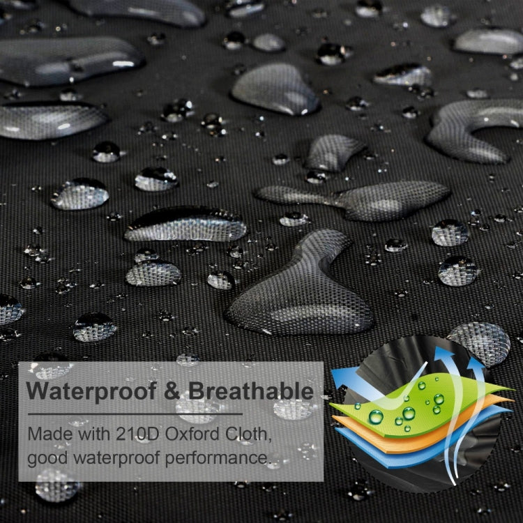210D Waterproof Boat Cover Speedboat Towed Fishing V-Shaped Boat Cover Rain And Sun Protection Cover, 17-19FT 600x310cm