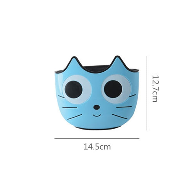 Kitchen Cartoon Multifunctional Sink Drain Hanging Bag Adjustable Buckle Bathroom Storage Basket, Pink, Blue, Green