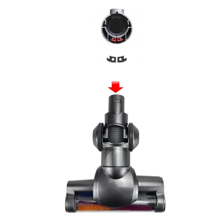Vacuum Cleaner Electric Brush Head For Dyson V6 DC44/45/58/59/62/74, For Dyson V6 DC44/45/58/59/62/74