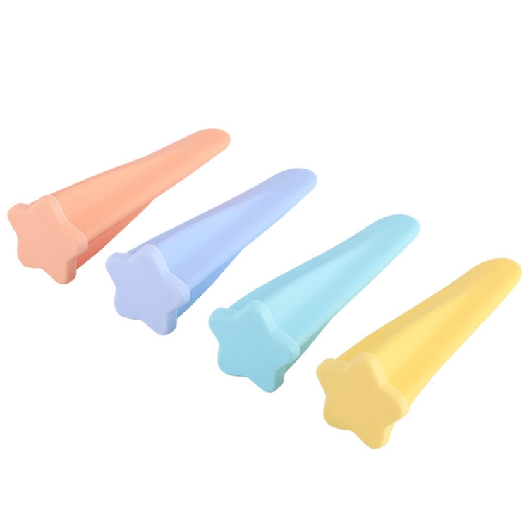 4 in 1 Children Popsicle Mold Set Food Grade Silicone Cream Mold Random Colour Delivery, 2 Sets 4 in 1