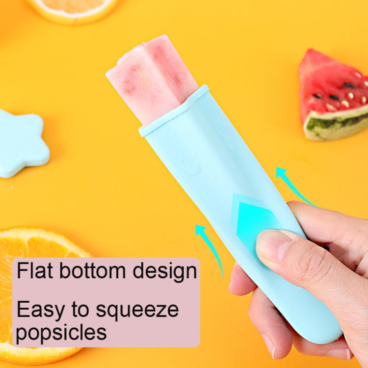 4 in 1 Children Popsicle Mold Set Food Grade Silicone Cream Mold Random Colour Delivery, 2 Sets 4 in 1