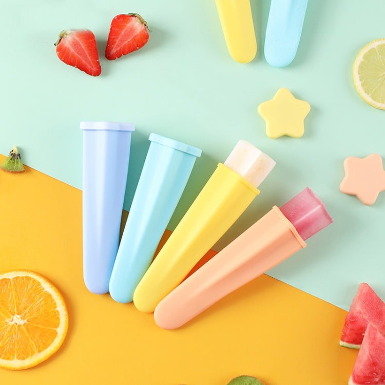 4 in 1 Children Popsicle Mold Set Food Grade Silicone Cream Mold Random Colour Delivery, 2 Sets 4 in 1