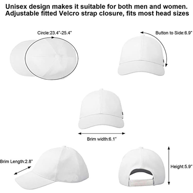 LED Fiber Optic Luminous Hat Couple Luminous Hat Outdoor Luminous Cap Performance Hat, White Colorful Light, Black Colorful Light