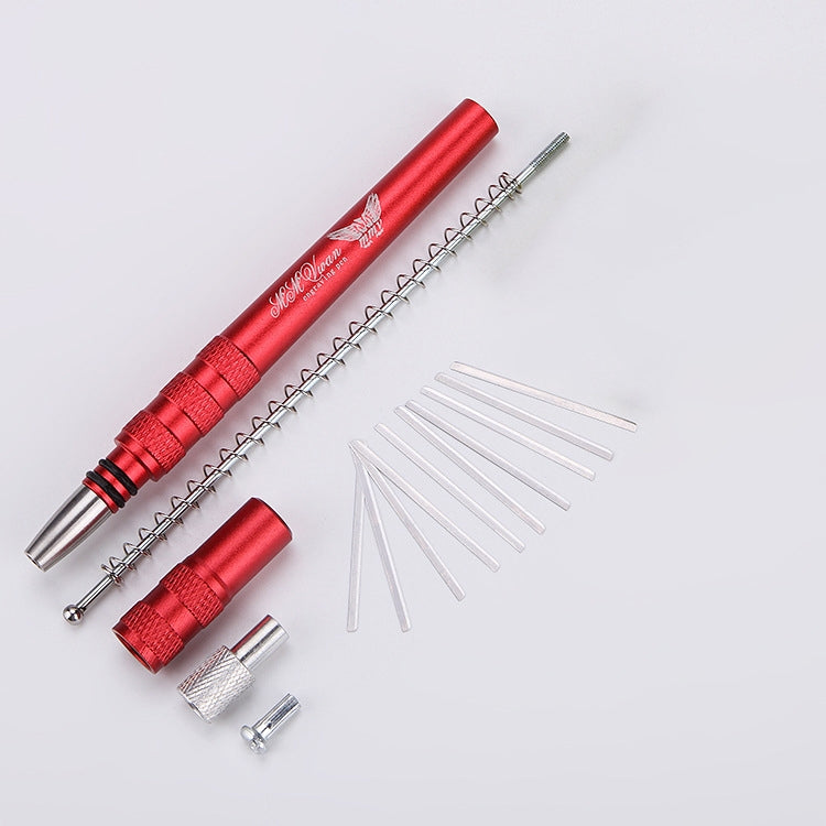 MM VWAN Magic Hairdressing Eyebrow Trimming Engraving Pen Scoring Stainless Steel Razor, Golden, Red, Silver, Blue